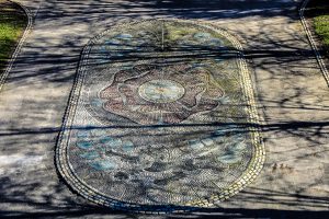 Red Rose Mosaic, Williamson Park