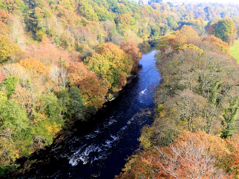 River Dee from the aqueduct