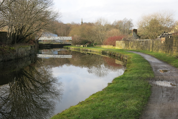 Along the canal towpath
