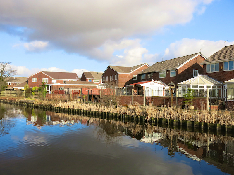 Canalside houses
